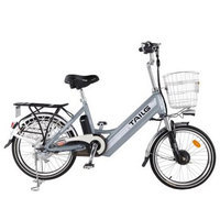臺鈴 喜鈴鈴電動(dòng)自行車 48V鋰電池助力車 20寸實(shí)用電單車 輕便鋁合金代步車電動(dòng)車 銀灰色